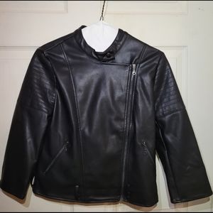 David Lerner women's leather jacket XS